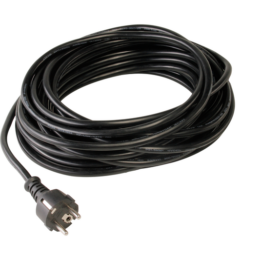 Línea de suministro Numatic para máquinas de rodillos con cepillo de cable Numatic 12 m, negro | Paquete (1 pieza)