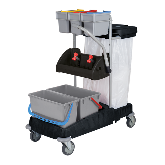 Numatic rengjøringsvogn ProCar 1A Sort | Pakke (1 stk)