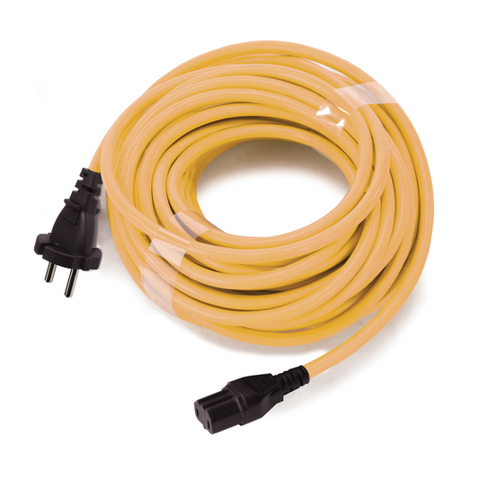 Cable de alimentación Numatic de 2 hilos, 12,5 m x 1,2 mm, amarillo | Paquete (1 pieza)