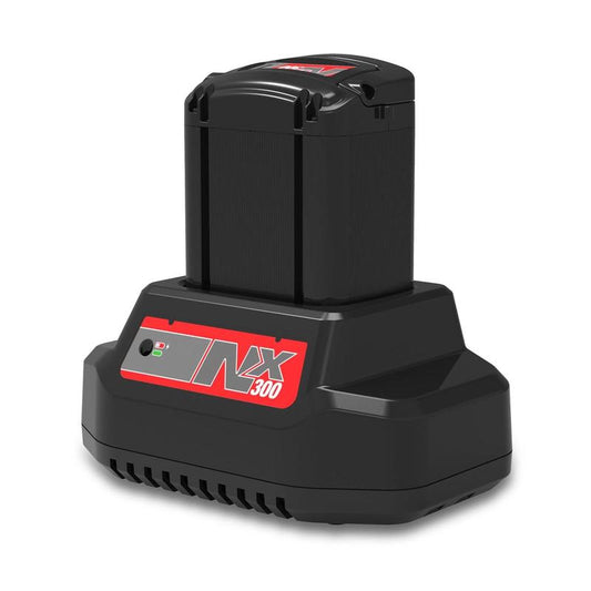 Numatisk lader for 2 x NX300 batterier inkl. EU strømkabel | Pakke (1 stk)