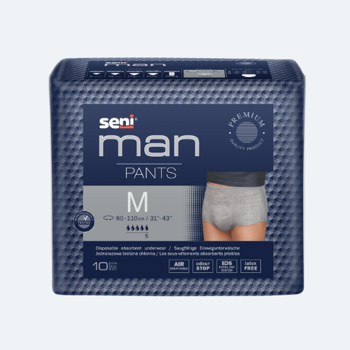 Incontinence pants for men