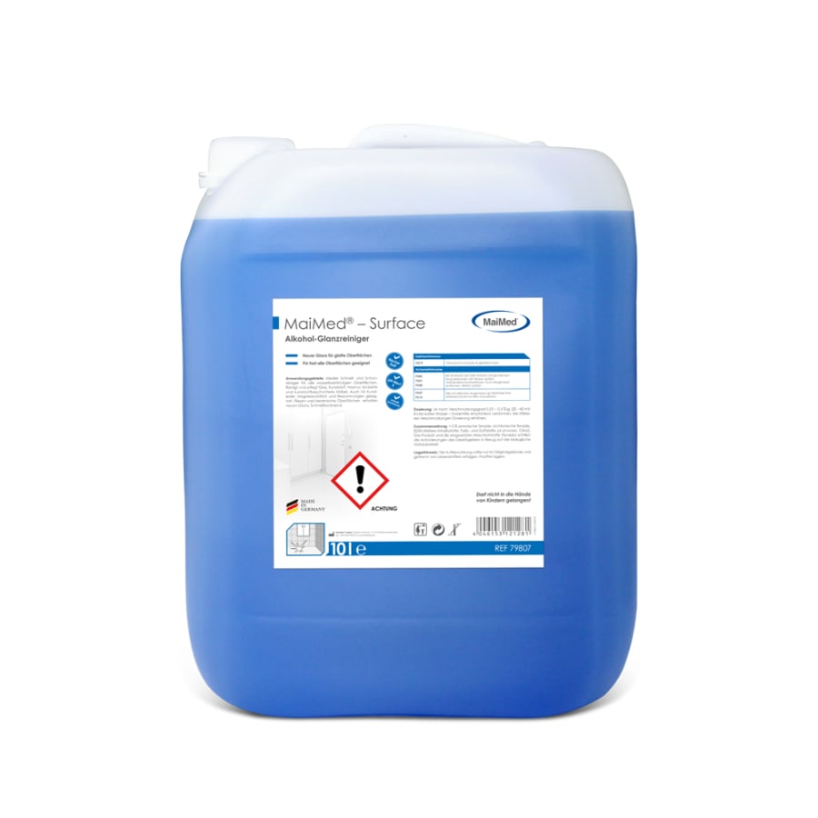 MaiMed-Limpiador de brillo con alcohol para superficies, tapón de rosca