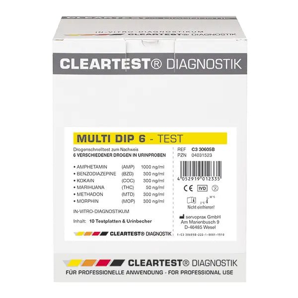 Paquete de prueba CLEARTEST Multi Dip 10