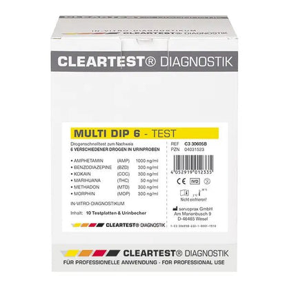Paquete de prueba CLEARTEST Multi Dip 10