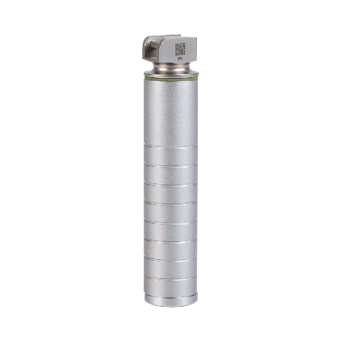 Cold-light laryngoscope handle for O. LED medium