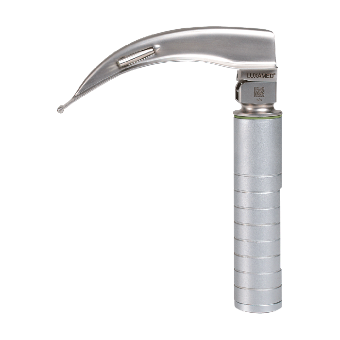 Cold-light laryngoscope handle for O. LED medium