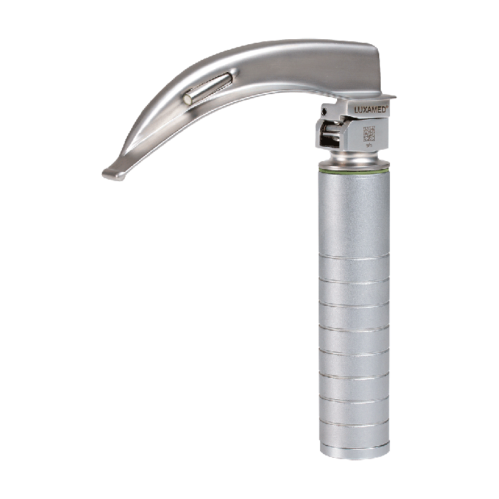 Cold-light laryngoscope handle for O. LED medium