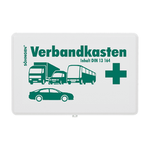 Empty White Plastic Car First Aid Kit