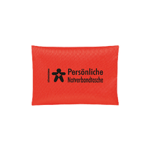 Botiquín de primeros auxilios personal, de color naranja