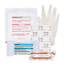 First Aid Training Kit, Type A, with Gloves, Pack of 50