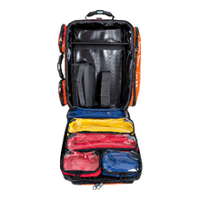 Mochila de emergencia NumberOne vacía con soporte para oxígeno de 1 l