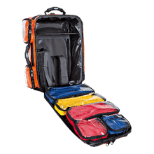 Mochila de emergencia NumberOne vacía con soporte para oxígeno de 1 l