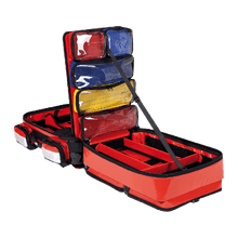 Mochila de emergencia PROFiL vacía, que incluye 3 bolsillos modulares grandes y 2 pequeños