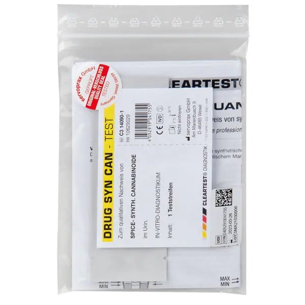 La prueba de drogas más clara Spice Synth. cannabinoides