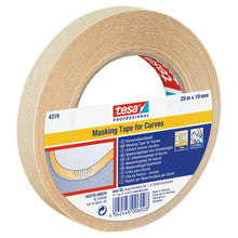 tesa Professional 4319 Kurvenband, hellbraun 25 m x 19 mm