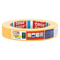 tesa Professional 4344 Precision Masking Tape, Standard, Orange, 50 m x 19 mm