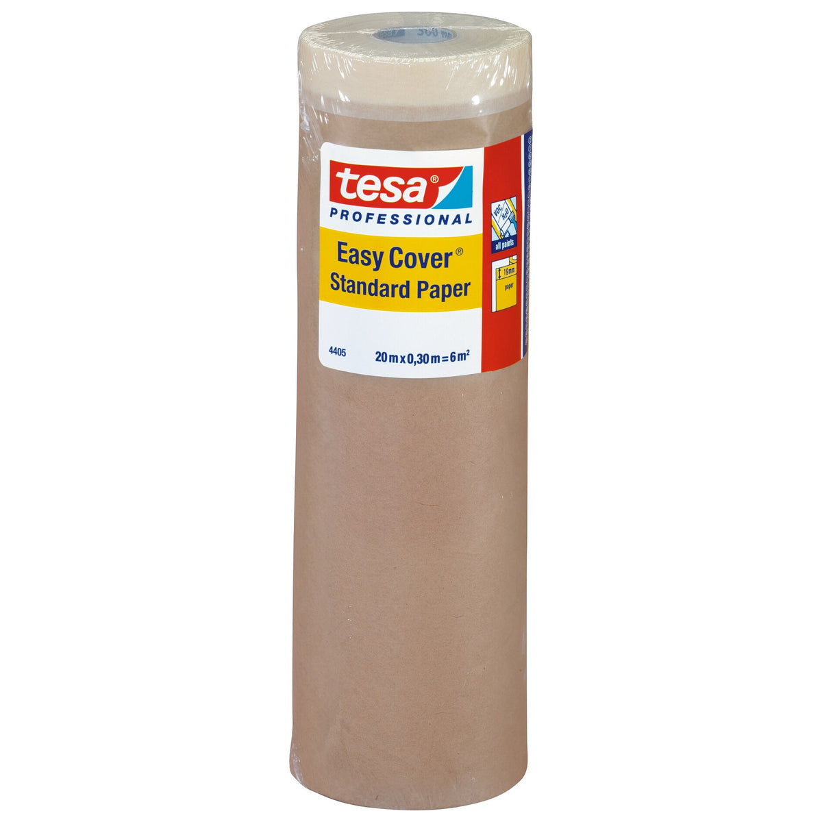 tesa Professional 4405 Easy Cover Standard Paper, Brown, 20 m x 300 mm