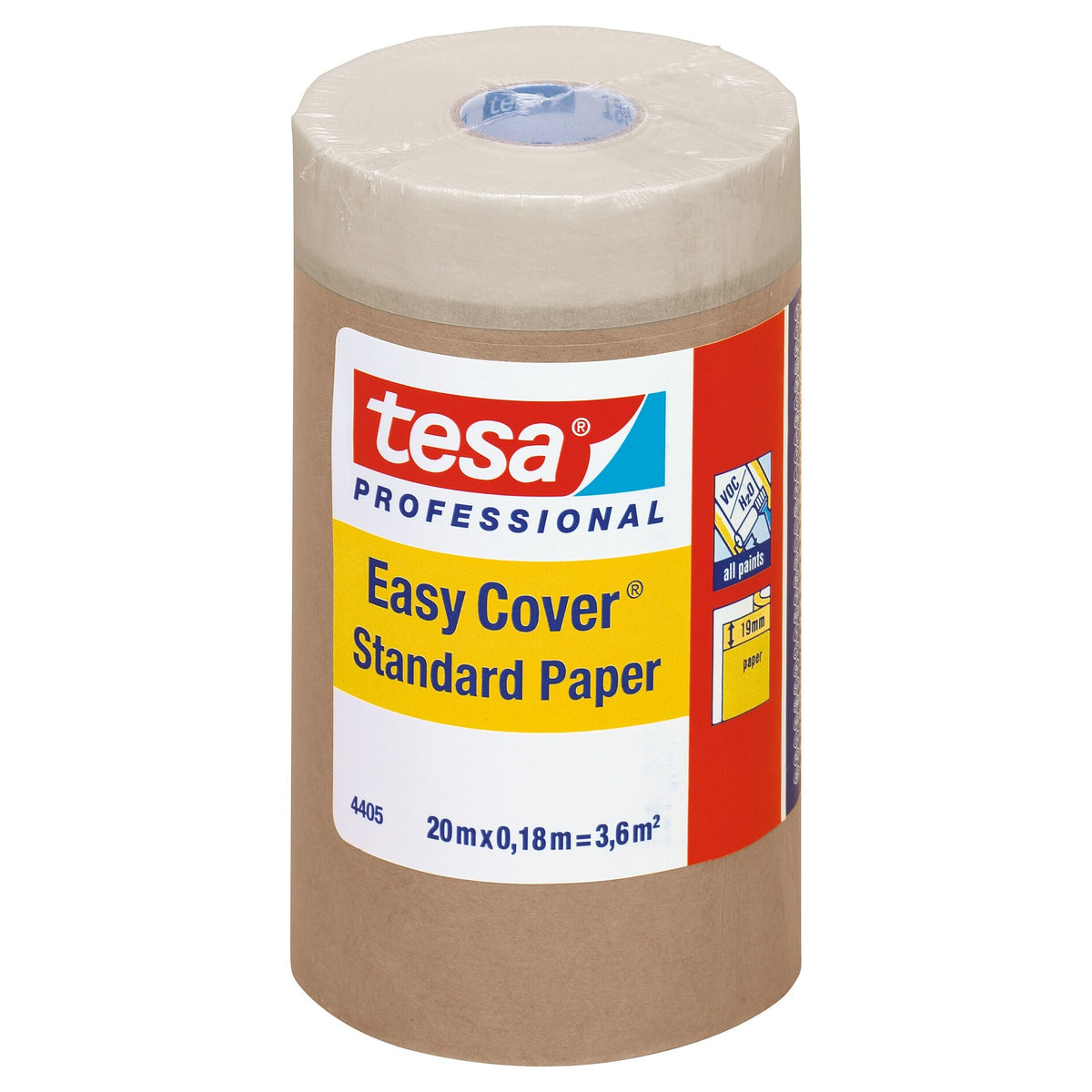 tesa Professional 4405 Easy Cover Standard Paper, Brown, 20 m x 180 mm