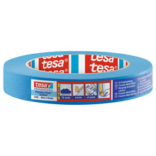 tesa Professional 4440 Präzisionskrepp Außen UV PLUS Malerband, blau 50 m x 19 mm