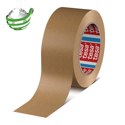 Cinta de embalaje de papel tesa 4513 Paper Premium, marrón, 50 m x 50 mm