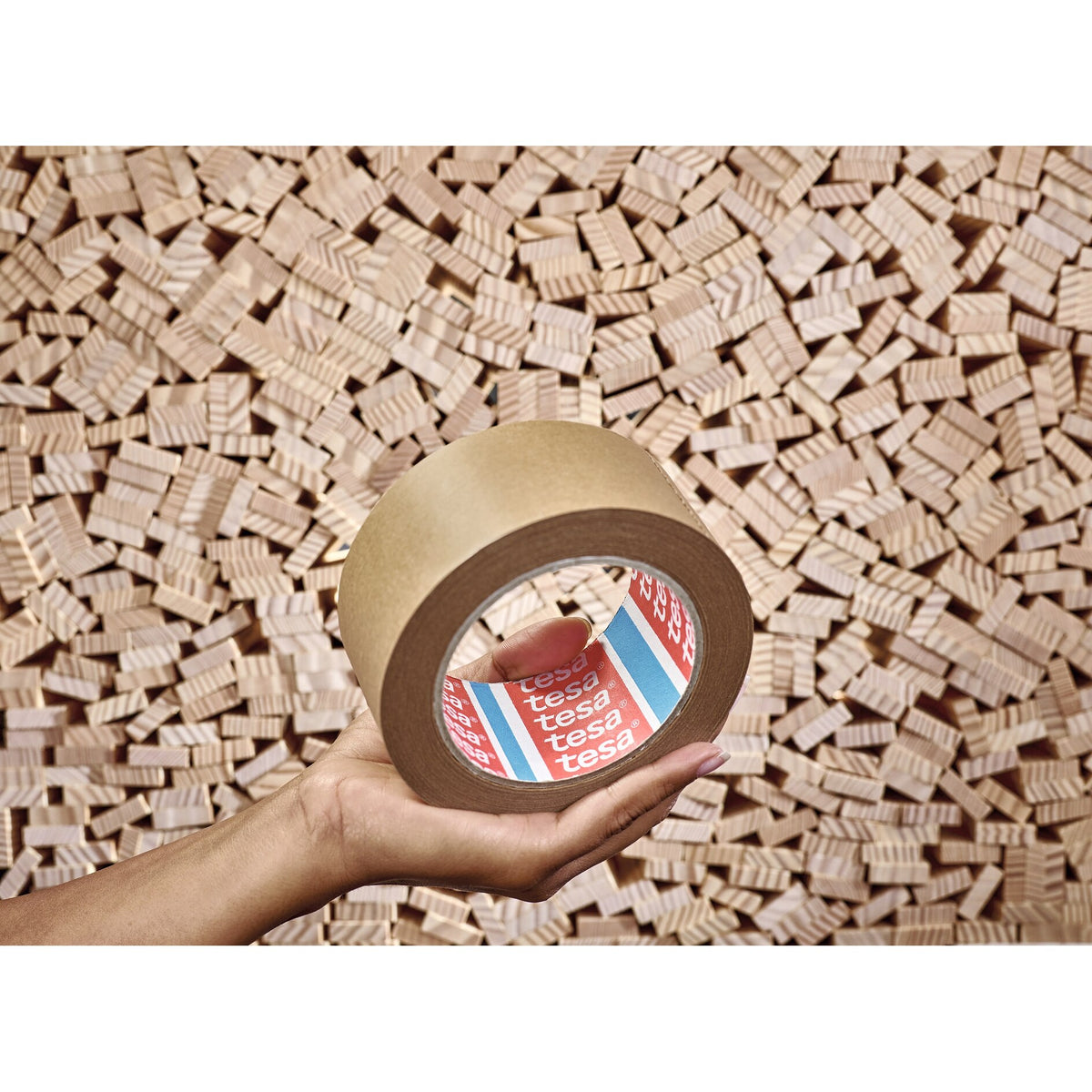Cinta de embalaje de papel tesa 4513 Paper Premium, marrón – Aplicaciones