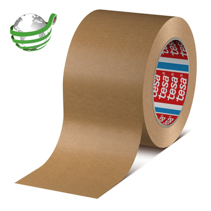 Cinta de embalaje de papel tesa 4513 Paper Premium, marrón, 50 m x 75 mm