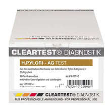 Cleartest Pylori AG, hecho de silla