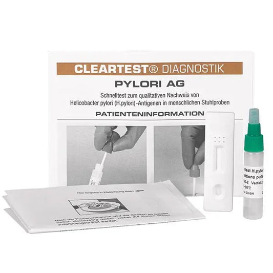 Cleartest Pylori AG, hecho de silla