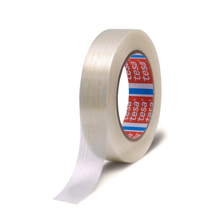 tesa 4590 Monofilament Adhesive Tape, White, 50 m x 19 mm