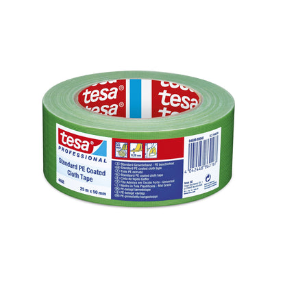 tesa Professional 4688 PE Repair Tape, Green, 25 m x 50 mm