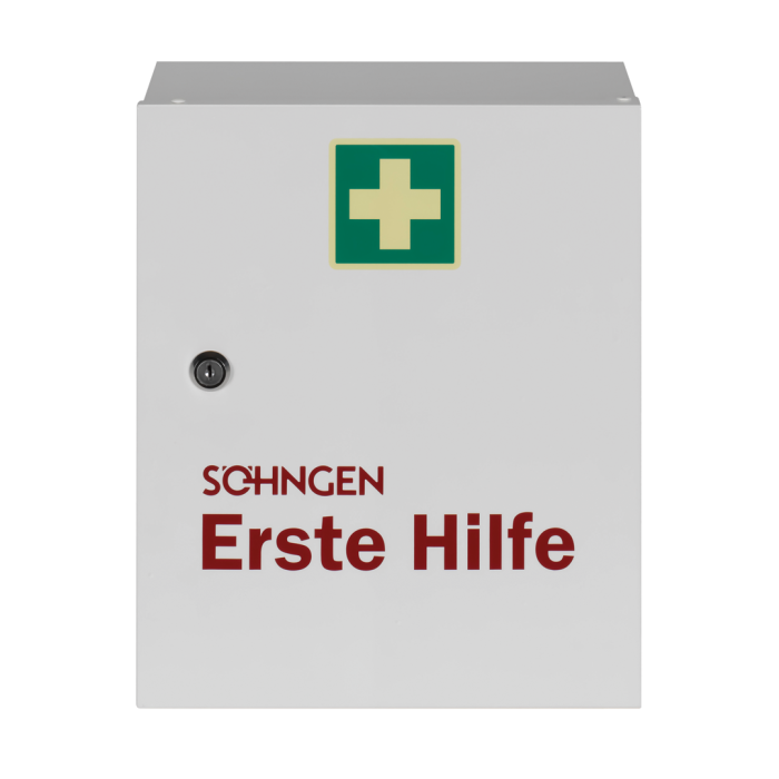 HEIDELBERG First Aid Cabinet, white, empty