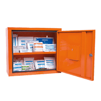 JUNIORSAFE Norm Plus First Aid Cabinet, Orange