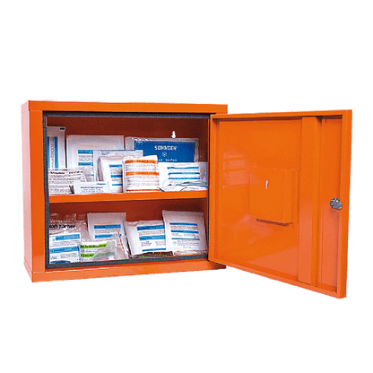 JUNIORSAFE Norm Plus First Aid Cabinet, Orange