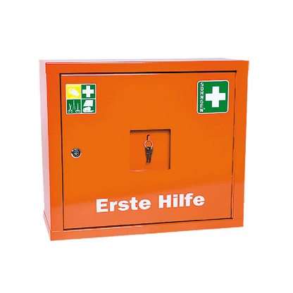 JUNIORSAFE Norm Plus First Aid Cabinet, Orange
