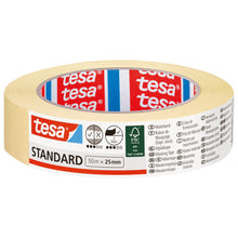 Cinta de pintor tesa Standard, 50 m x 25 mm