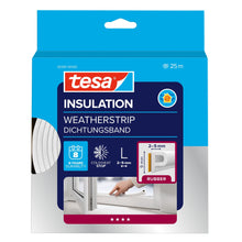 tesa INSULATION Dichtungsband Gummi L, weiß 25 m x 9 mm