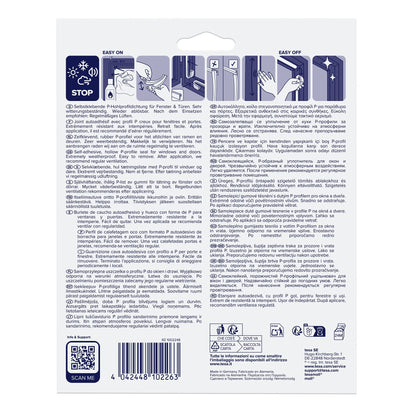 Cinta de sellado tesa INSULATION de goma L, marrón, 25 m x 9 mm