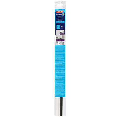 Junta de cepillo para puertas tesa INSULATION para moquetas, 1 m x 43 mm, color blanco