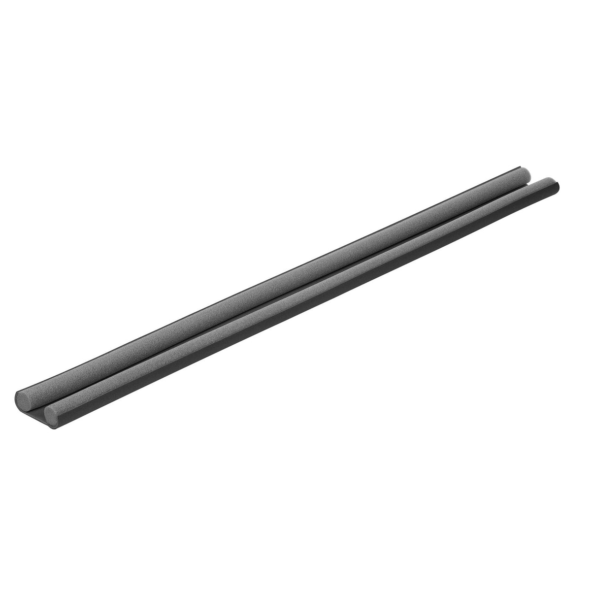 tesa INSULATION Double Door-to-Floor Seal, 0.95 m x 25 mm, gray