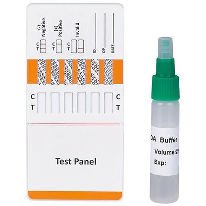 Prueba de toallita Cleartest Multi Drug combinación de 12 medicamentos, placa de prueba
