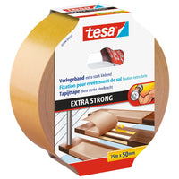 tesa 5696 Installation Tape, Extra-Strong Adhesive, 25 m x 50 mm, White