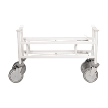 Folding chassis for stretchers