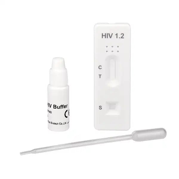Pack Cleartest VIH 1.2: 10 pruebas, accesorios incluidos | Paquete (10 pruebas)