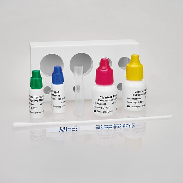 Cleartest light Strep-A, paquete de tiras reactivas: 25 pruebas | Paquete (25 pruebas)