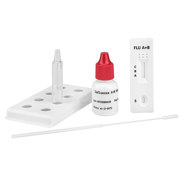 Embalar. *Cleartest light Influenza A+B* Pack: 10 pruebas, accesorios incluidos | Paquete (10 pruebas)
