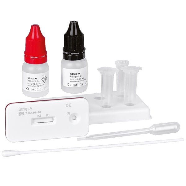 *Cleartest Strep-A Eco Pack: 20 casetes de prueba, incluidos accesorios (sin solución de control | paquete (20 pruebas)