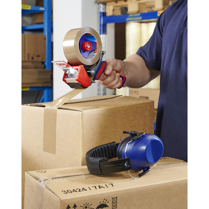 Dispensador manual de cinta adhesiva para embalaje tesa 6500, de funcionamiento silencioso, para rollos de 50 mm de ancho – Aplicaciones