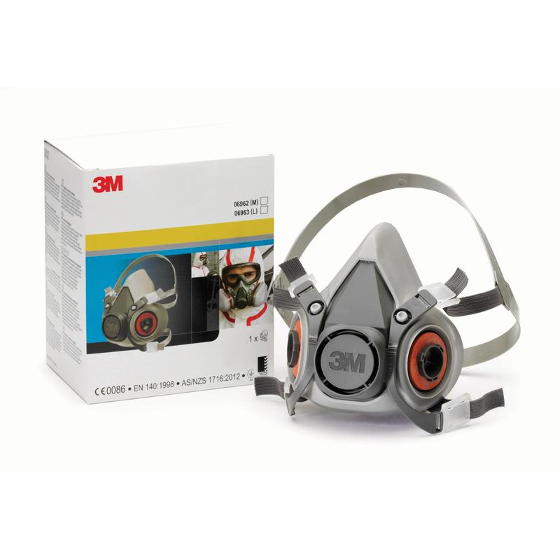 Media mascarilla reutilizable de bajo mantenimiento 3M™, mediana 06962 | Paquete (1 pieza)