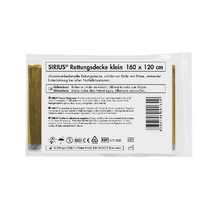 SIRIUS® Emergency Blanket, Silver-Gold, 160 x 120 cm