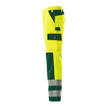 Pantalones MASCOT® Olinda, amarillo/verde de alta visibilidad